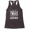 i didn't choose to be black Racerback Tank