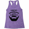 mens grandads bearded Racerback Tank