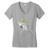 tribal parrot Women's V-Neck T-Shirt