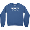 v1 eat sleep code Crewneck Sweatshirt