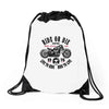 ride or die Drawstring Bags