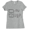 now or later Ladies Fitted T-Shirt