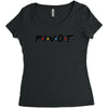 Pivot of The Friends Parody Women's Triblend Scoop T-shirt