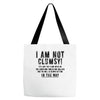 i'm not clumsy Tote Bags
