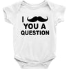i mustache you Baby Bodysuit