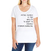 intelligence is the ability to adapt to change Ladies Curvy T-Shirt