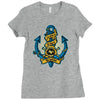 king of pirates anchor Ladies Fitted T-Shirt