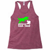 dino fast food  fun Racerback Tank