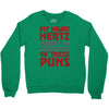 my head hertz from these puns Crewneck Sweatshirt