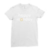 happy monday Ladies Fitted T-Shirt