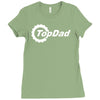 top dad Ladies Fitted T-Shirt