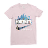 Just Play It Fortnite Ladies Fitted T-Shirt