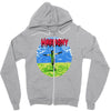the sound of kombat Zipper Hoodie