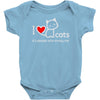 i love cats it's people who annoy me Baby Onesie