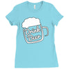 cool drink beer t shirt Ladies Fitted T-Shirt