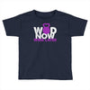 wod now wine later Toddler T-shirt