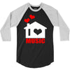 i love house music 3/4 Sleeve Shirt
