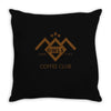 coffee club Throw Pillow