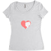 FAHRIE77 Women's Triblend Scoop T-shirt