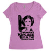 a woman's place is in the resistance Women's Triblend Scoop T-shirt