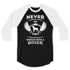 woman with a boxer 3/4 Sleeve Shirt