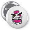 angry zombie Pin-back button