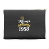 kings are born in 1958 Accessory Pouches
