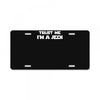 trust me i'm a jedi   funny printed mens License Plate