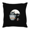 totoro super hero Throw Pillow