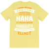 Super Cool Nana Of A Freaking Awesome Granddaughter T-Shirt