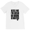 kiss me i'm irish or drunk or whatever t shirt st patricks day funny t V-Neck Tee