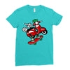 funny Ladies Fitted T-Shirt