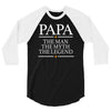 papa man myth legend 3/4 Sleeve Shirt