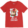 let it snow V-Neck Tee