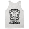 Never Underestimate Dog Rescuer Who Was Born December Tank Top