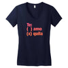 Te amo - Te quila Women's V-Neck T-Shirt