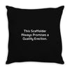 this is scaffolder Throw Pillow