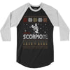 santa scorpio christmas ugly t shirts 3/4 Sleeve Shirt