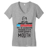 Donald trump The D Is Missing Women's V-Neck T-Shirt