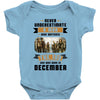 Never Underestimate A Man Who Watches The 100 And Was Born in December Baby Bodysuit