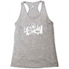 4x4 truck cross bone skull Racerback Tank