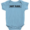 just floss border Baby Bodysuit