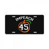 Impeach 45 License Plate