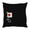 Electrical Plug &amp; Light Bulb Couples Design Throw Pillow