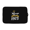 kings are born in 1973 Laptop sleeve
