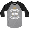 Legends Are Born In November 3/4 Sleeve Shirt