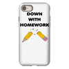 down with homework iPhone 8