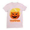 trumpkin funny donald trump pumpkin Ladies Fitted T-Shirt