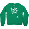 a skeleton crawling Crewneck Sweatshirt