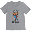 Sarcasm V-Neck Tee